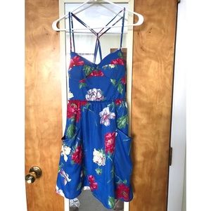 Blue floral dress from American Eagle